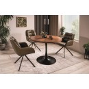 Стол обеденный SIGNAL AMADEO орех/черный мат 100